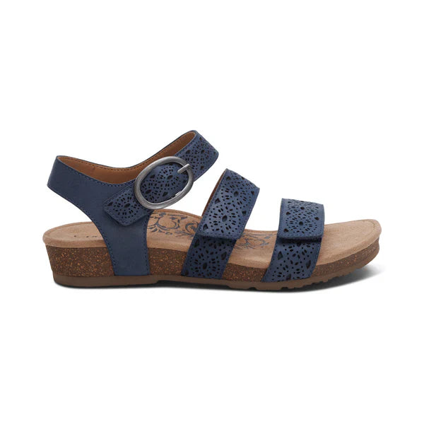 Aetrex Women's Lilly Cutout Navy
