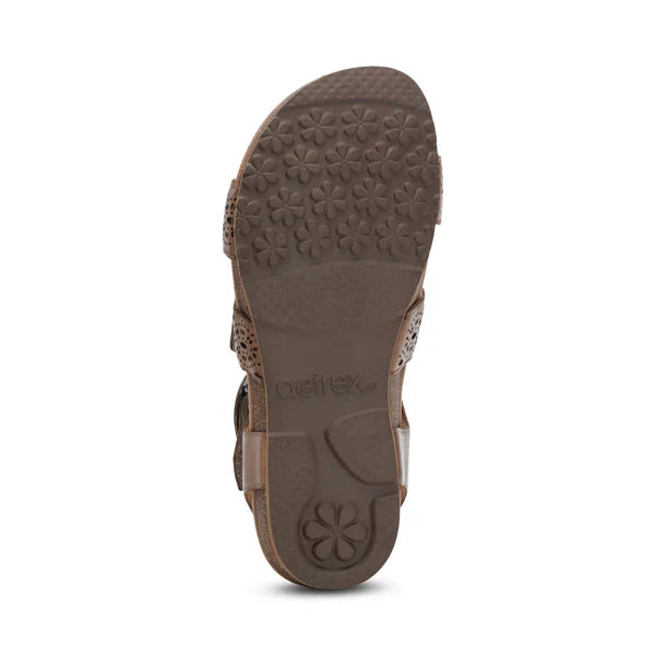 Aetrex Women's Lilly Cutout Taupe