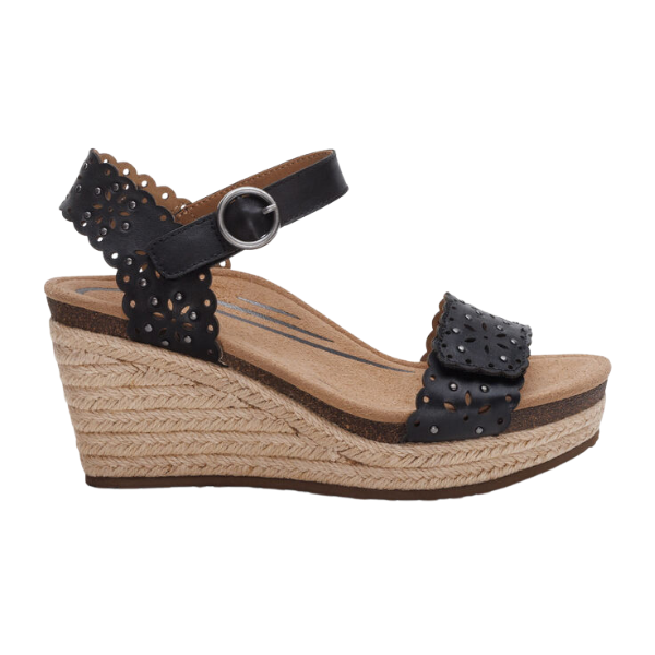 Aetrex Women's Sydney Black Cutout