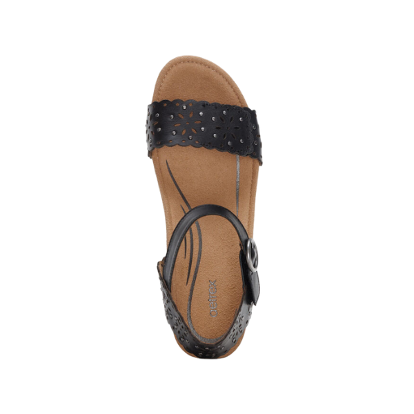 Aetrex Women's Sydney Black Cutout