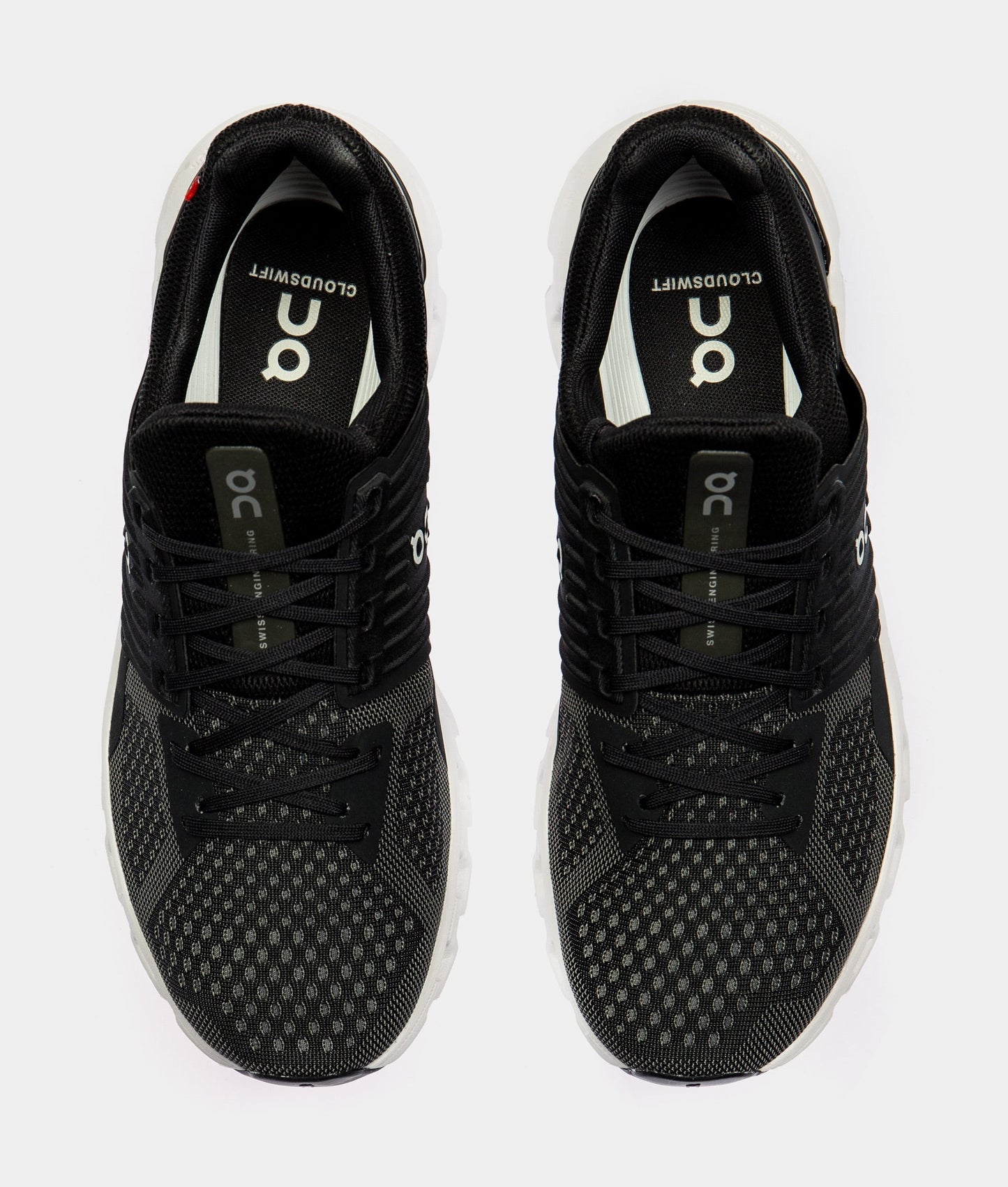 Cloudswift Mens Running Shoes (Black) - evermart