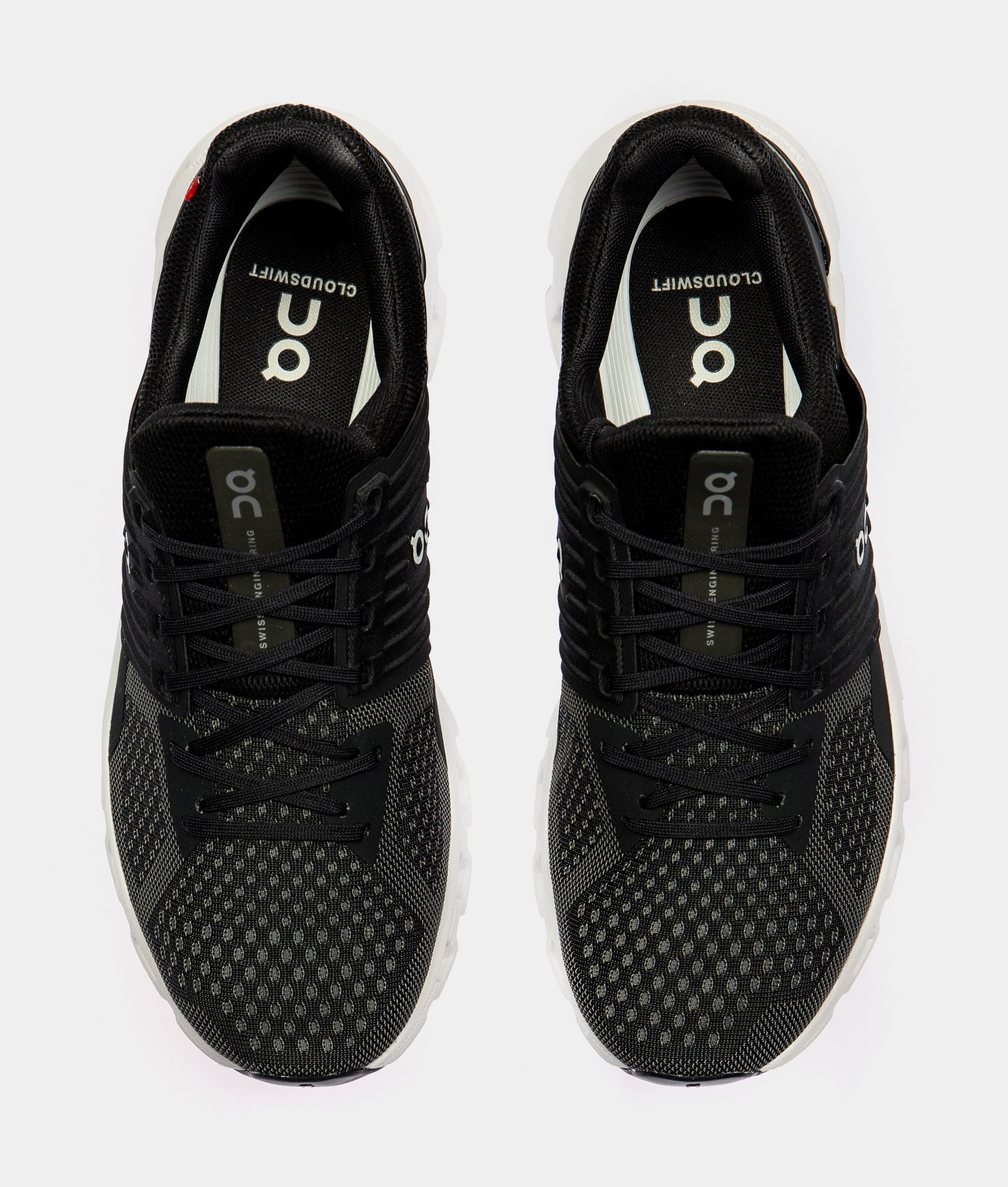 Cloudswift Mens Running Shoes (Black) - evermart