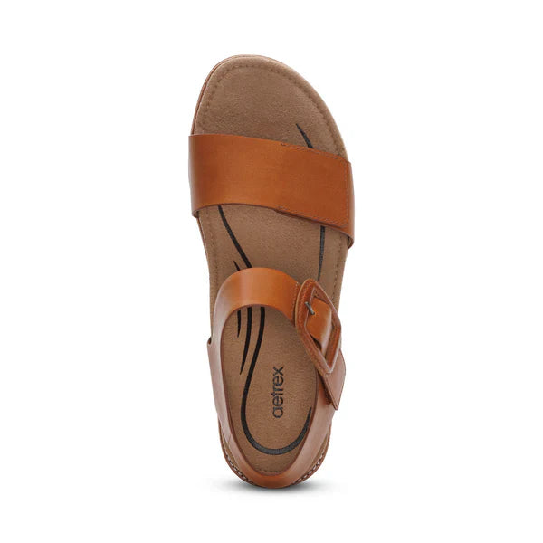 Aetrex Women's Claire Cognac
