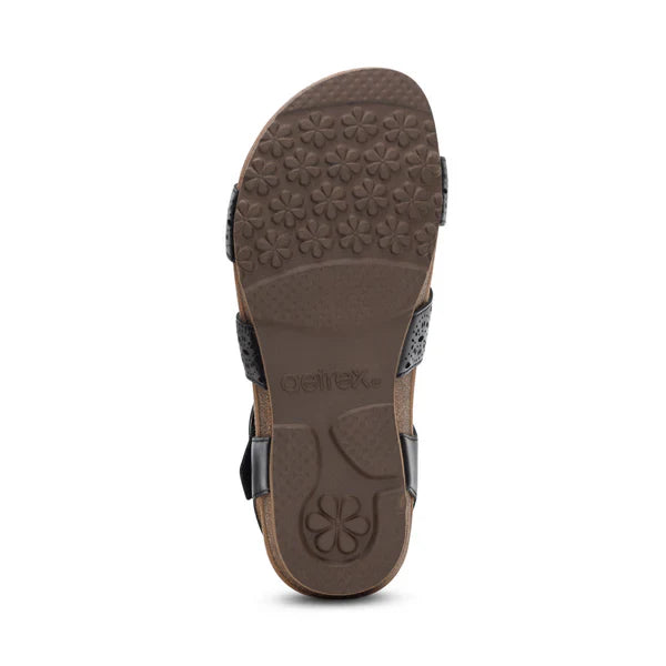 Aetrex Women's Lilly Cutout Black