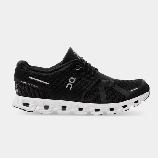 Cloud 5 Mens Running Shoes (Black/White)