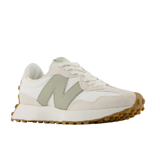 New Balance Women's 327 White/Olive