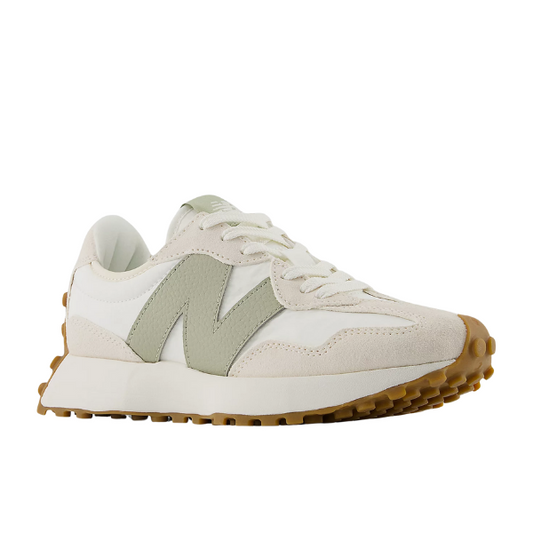 New Balance Women's 327 White/Olive