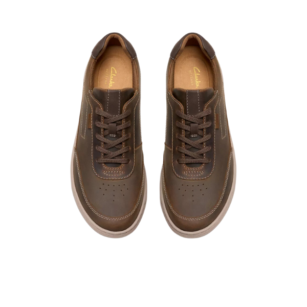 Clarks Men's Mapstone Trail Beeswax Leather Brown